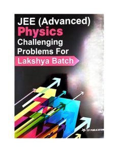 IIT JEE Advanced Part 1 Physics Challenging Problems Tests for Lakshya Batch IITJEE Questions